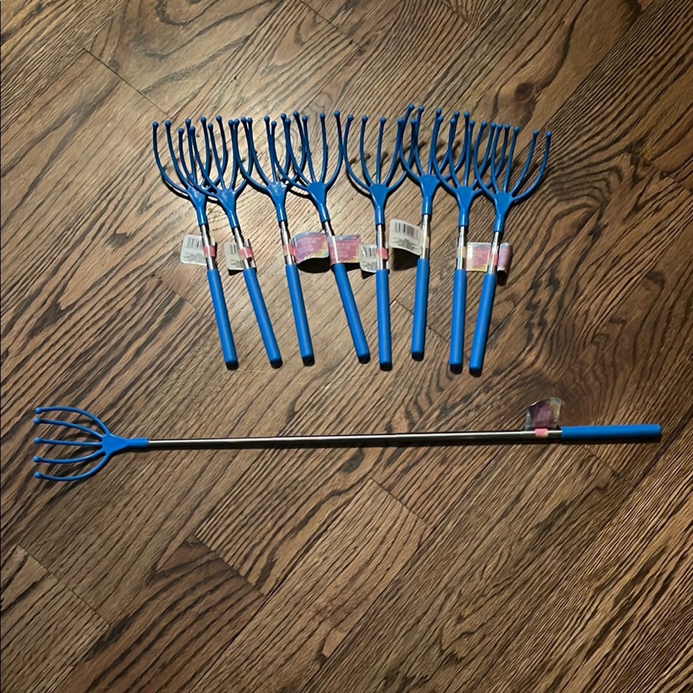 Blue Garden Hand Rakes Set